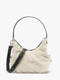 shearling linen blac