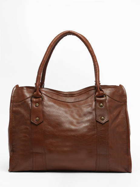 Shoulder Bag Cow Leather Basilic pepper Brown cow BCOW31 other view 4