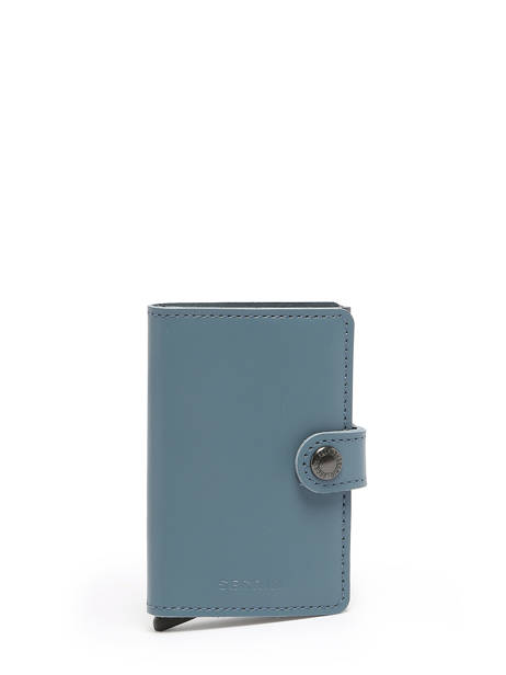 Porte-cartes Cuir Secrid Bleu glitter limited 00M