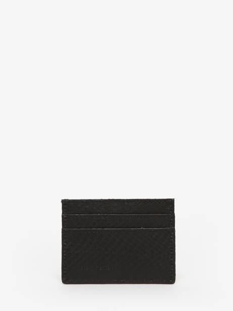 Salmon Leather Sous L'eau Cardholder Etrier Black sous l'eau ESOU011 other view 2