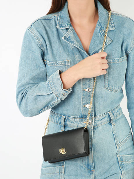Sac Bandoulière Dryden Cuir Lauren ralph lauren Noir dryden 32915377 vue secondaire 1