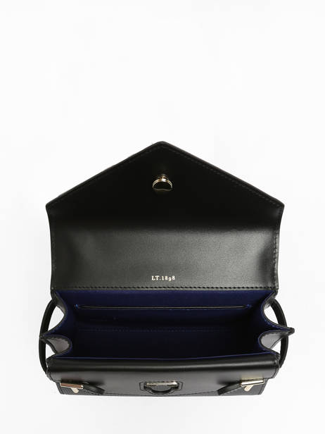 Small Leather Emilie Crossbody Bag Le tanneur Black emily TEMI1003 other view 3