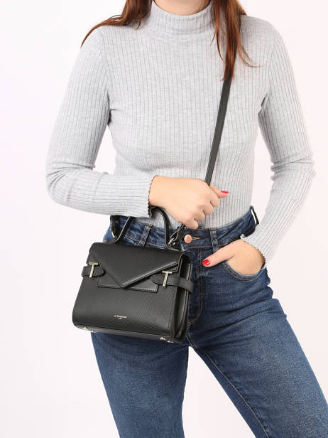 Small Leather Emilie Crossbody Bag Le tanneur Black emily TEMI1003 other view 1
