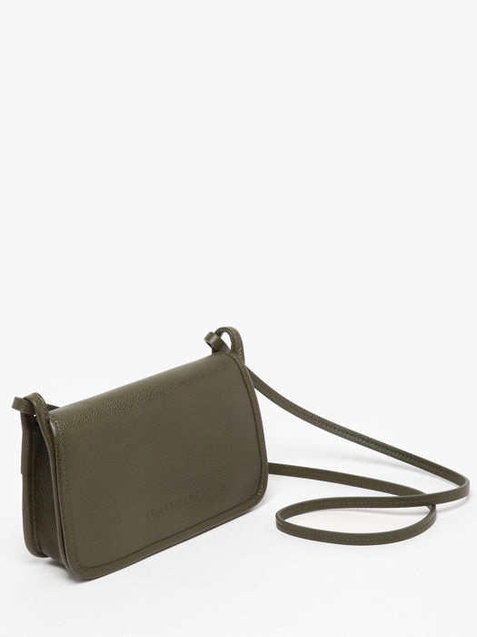 Longchamp Le foulonné Clutches Green