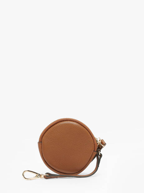 Round Leather Tradition Coin Purse Etrier Brown tradition ETRA402M other view 2