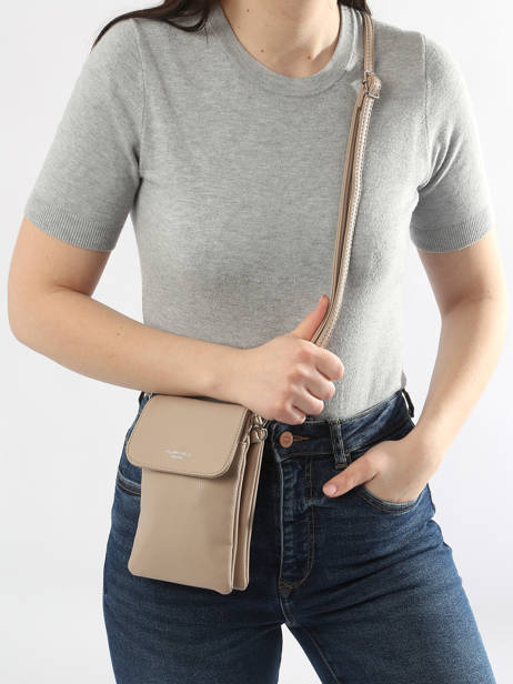 Shoulder Bag Grained Miniprix Beige grained F3609 other view 1