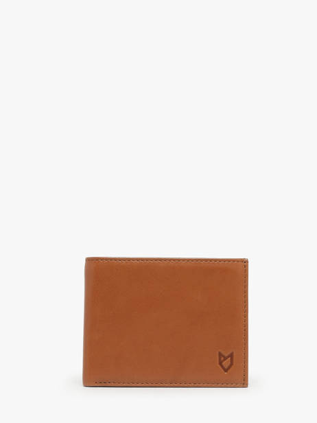 Leather Bovino Wallet Yves renard Brown bovino 1907