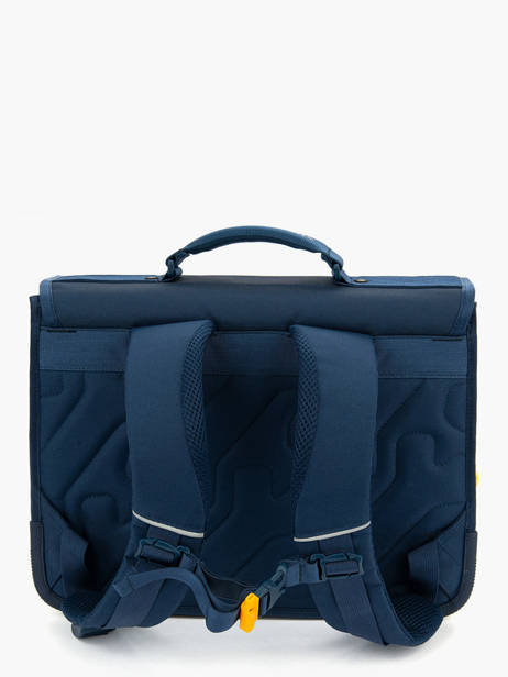 Satchel 2 Compartments Lily Boys Stones and bones Blue boys B other view 4