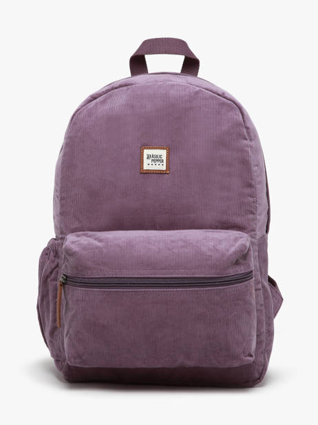 2-compartment Backpack Basilic pepper Violet delhi BDEH02