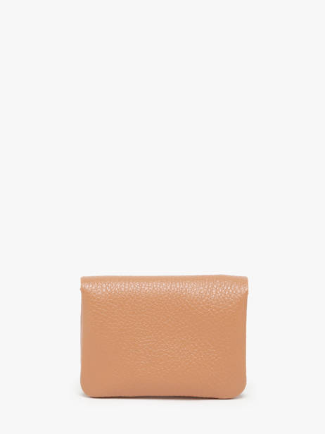 Coin Purse Leather Milano Brown caviar CA23092 other view 2