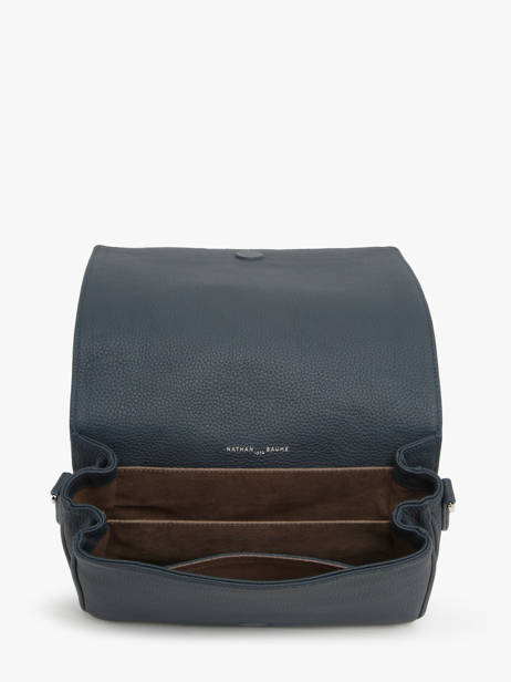 Leather Rotterdam Crossbody Bag Nathan baume Blue mondrian 3 other view 3