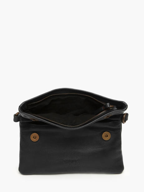 Shoulder Bag Cow Leather Basilic pepper Black cow BCOW75 other view 3