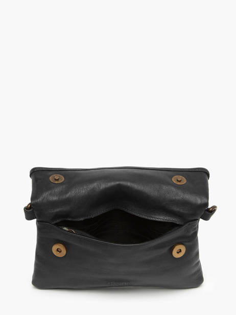 Shoulder Bag Cow Leather Basilic pepper Black cow BCOW75 other view 4