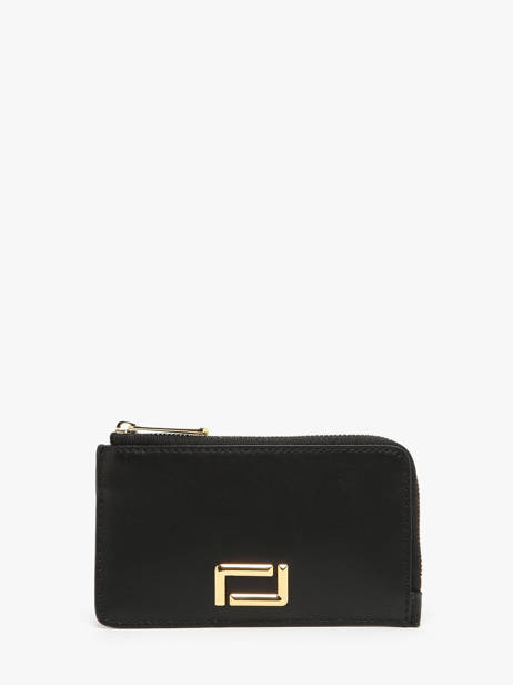 Leather Angèle Card Holder Lancel Black angele A13158