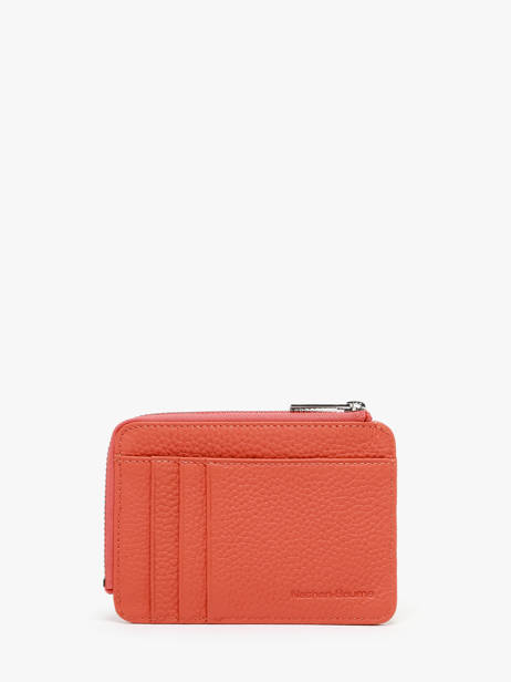 Leather Original N Coin Purse With Card Slots Nathan baume Orange original n 217N other view 2