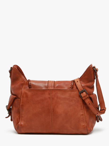 Sac Bandoulière Utility Cuir Basilic pepper Marron utility BUTI08 vue secondaire 4