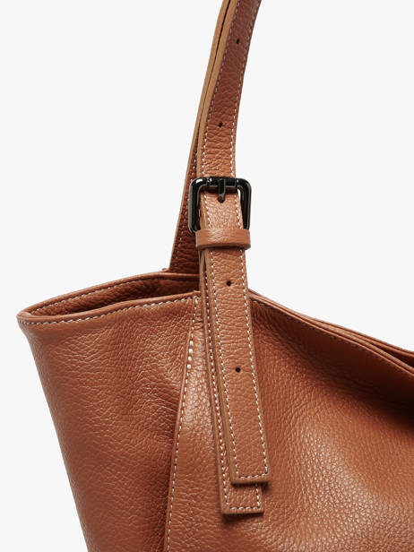 Handbag Caviar Leather Milano Brown caviar CA24066 other view 2