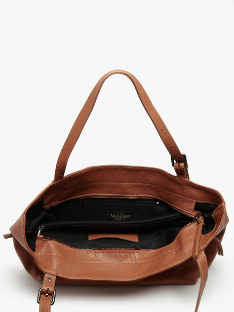 Handbag Caviar Leather Milano Brown caviar CA24066 other view 3