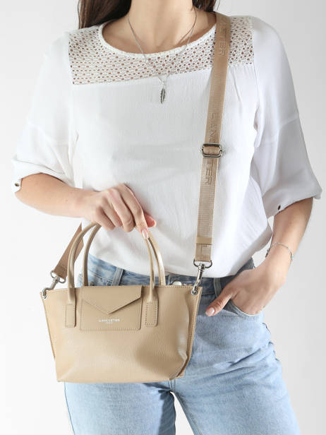 Shoulder Bag Maya Leather Lancaster Gold maya 88 other view 1