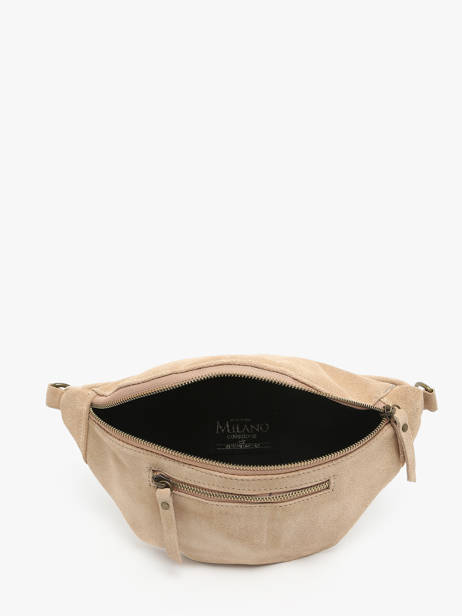 Belt Bag Milano Beige velvet VE24119 other view 3