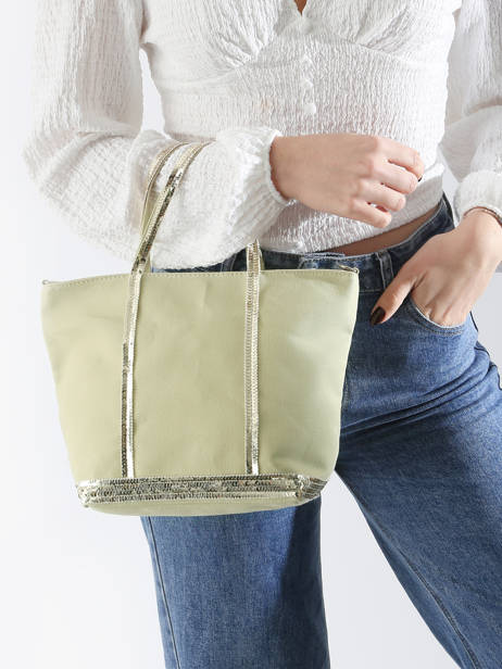 Small Le Cabas Tote Bag Sequins Vanessa bruno Green cabas 1V40435 other view 1