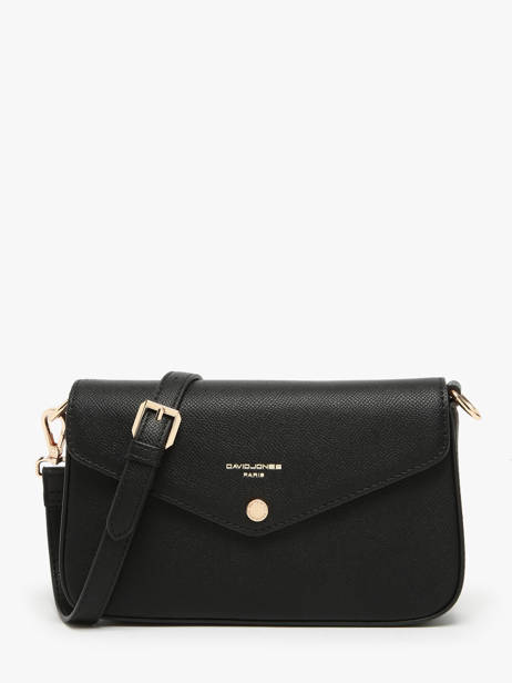 Shoulder Bag Saffiano David jones Black saffiano CM6120H