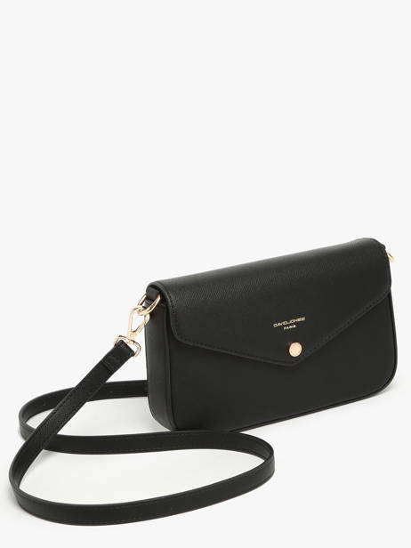 Shoulder Bag Saffiano David jones Black saffiano CM6120H other view 2
