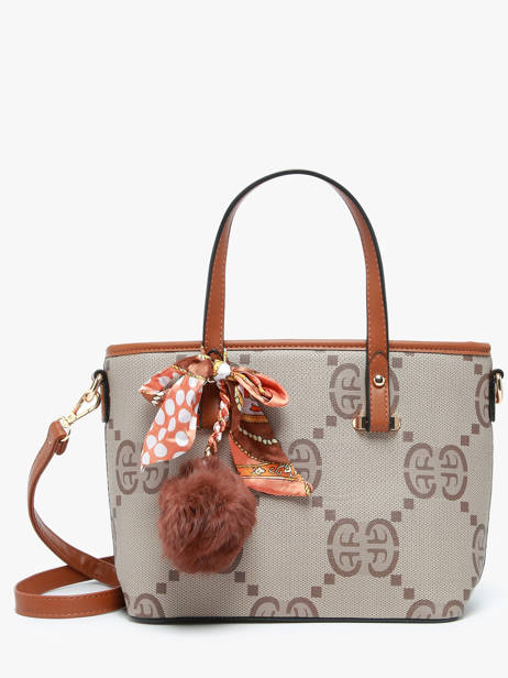 Satchel Signed Miniprix Brown signed 3