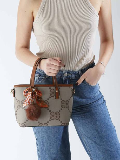 Satchel Signed Miniprix Brown signed 3 other view 1