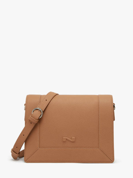 Leather Rotterdam Crossbody Bag Nathan baume Brown mondrian 3