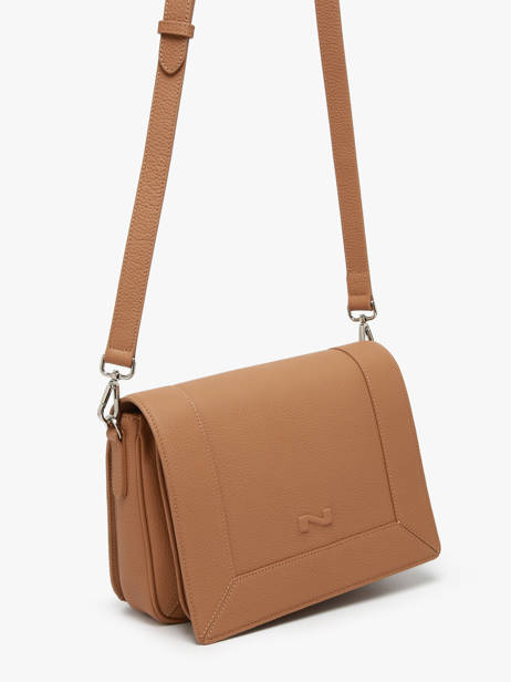 Leather Rotterdam Crossbody Bag Nathan baume Brown mondrian 3 other view 2