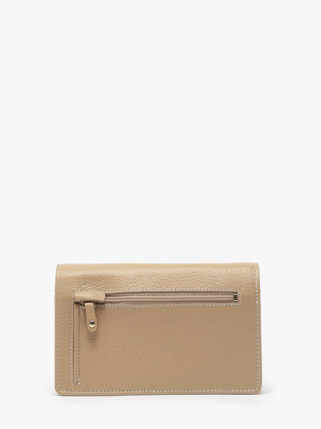 Portefeuille Caviar Cuir Crinkles Beige caviar 14001 vue secondaire 3