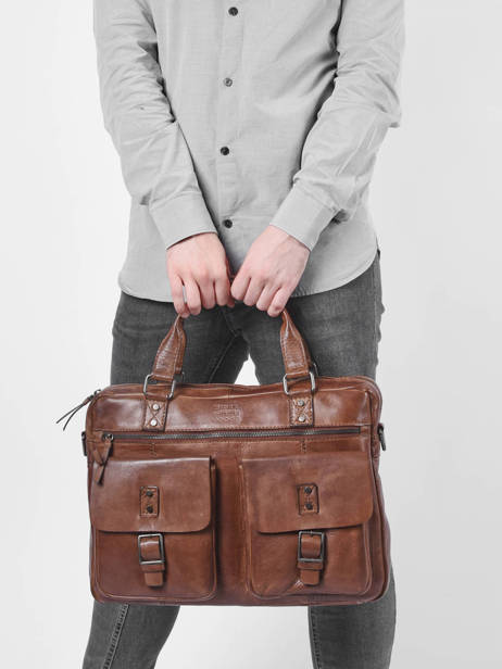 Business Bag Basilic pepper Beige traveler BTRA08 other view 1