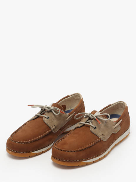 Formal Shoes Cross In Leather Fluchos Brown men F1449 other view 2
