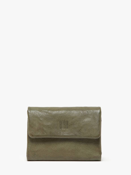 Wallet Leather Biba Green wallet TOT1L