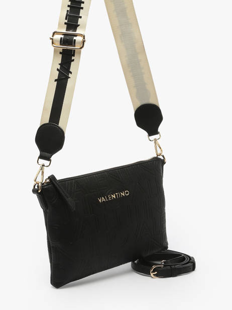 Shoulder Bag Pansy Valentino Black pansy VBS8PG17 other view 2