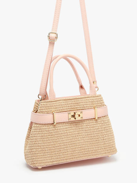 Satchel Capri Milano Pink capri CP23116 other view 2