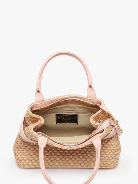 Satchel Capri Milano Pink capri CP23116 other view 3