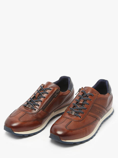 Sneakers Ivar En Cuir Bugatti Marron men 331ARX01 vue secondaire 2