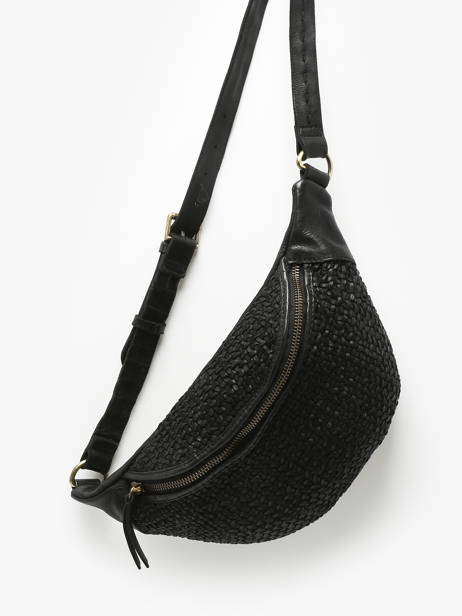 Belt Bag Biba Black leather BRI5L other view 2