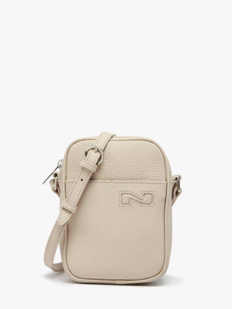 Sac Bandoulière N City Cuir Nathan baume Beige n city 5