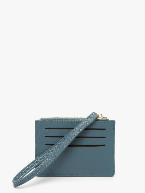 Coin Purse With Card Holder Miniprix Blue slim 78SM2680 other view 2