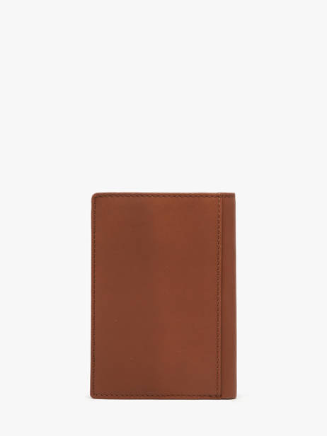 Wallet Leather Serge blanco Brown austin AST21121 other view 3
