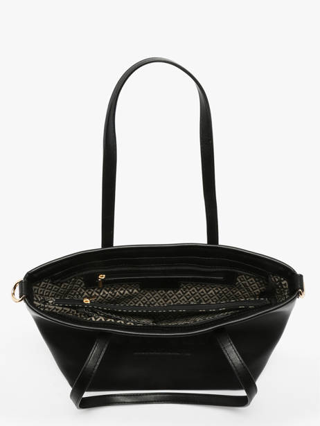 Shoulder Bag Logo Lulu castagnette Black logo YZEURE other view 3