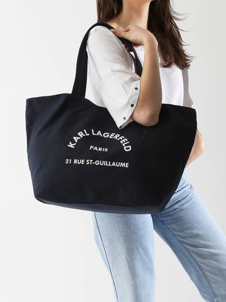 Shoulder Bag Rsg Cotton Karl lagerfeld Blue rsg A1W50006 other view 1