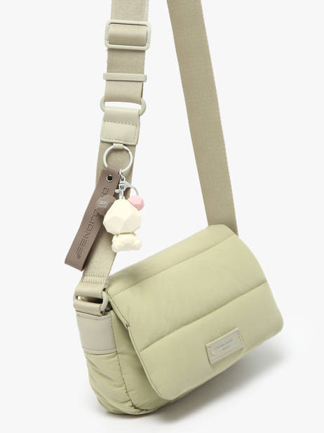 Shoulder Bag Plum David jones Green plum CM7476 other view 2