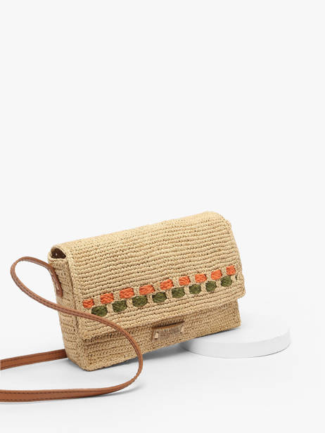 Shoulder Bag L'atelier Du Crochet Raphia Le voyage en panier Beige l'atelier du crochet AM803 other view 2