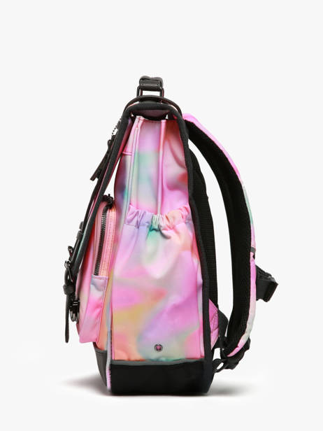 2-compartment Vintage Fantasy Backpack Cameleon Pink vintage fantasy SD39 other view 2