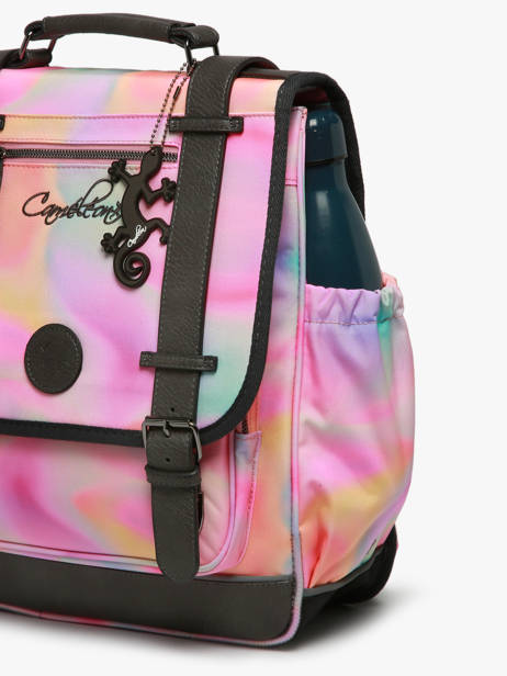 2-compartment Vintage Fantasy Backpack Cameleon Pink vintage fantasy SD39 other view 5