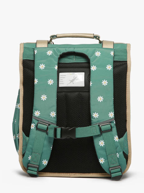 2-compartment Vintage Fantasy Backpack Cameleon Green vintage fantasy SD39 other view 4